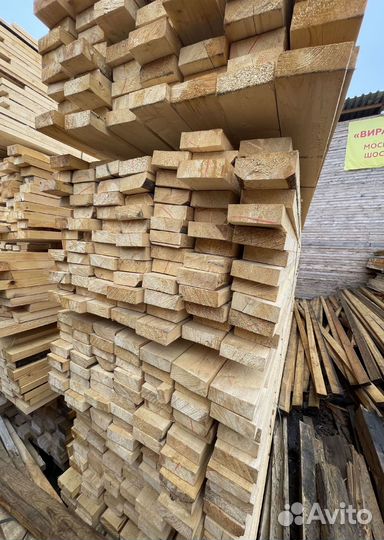 Доска обрезная 25х100х6000