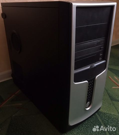 Корпус для пк с блоком питания 450w и DVD