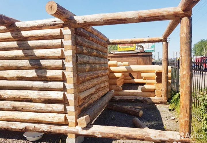 Сруб бани 3х4+3м, с Доставкой