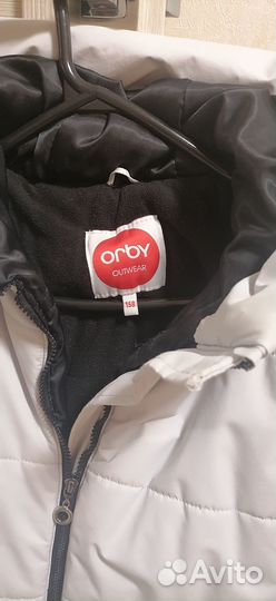 Пальто зимнее для девочки, фирма orby