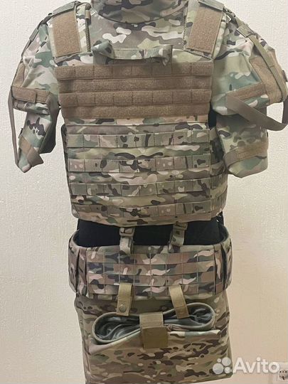 Плитник в сборе с подсумками капы сверхлегкие