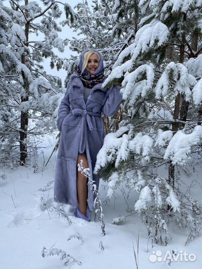 Норка серо голубая