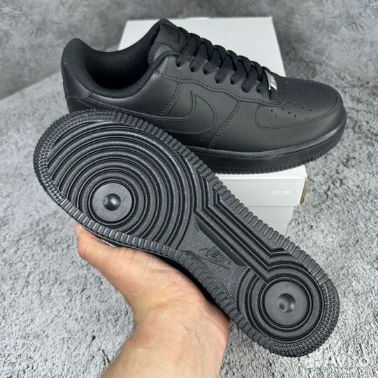 Кроссовки nike air force 1 черные