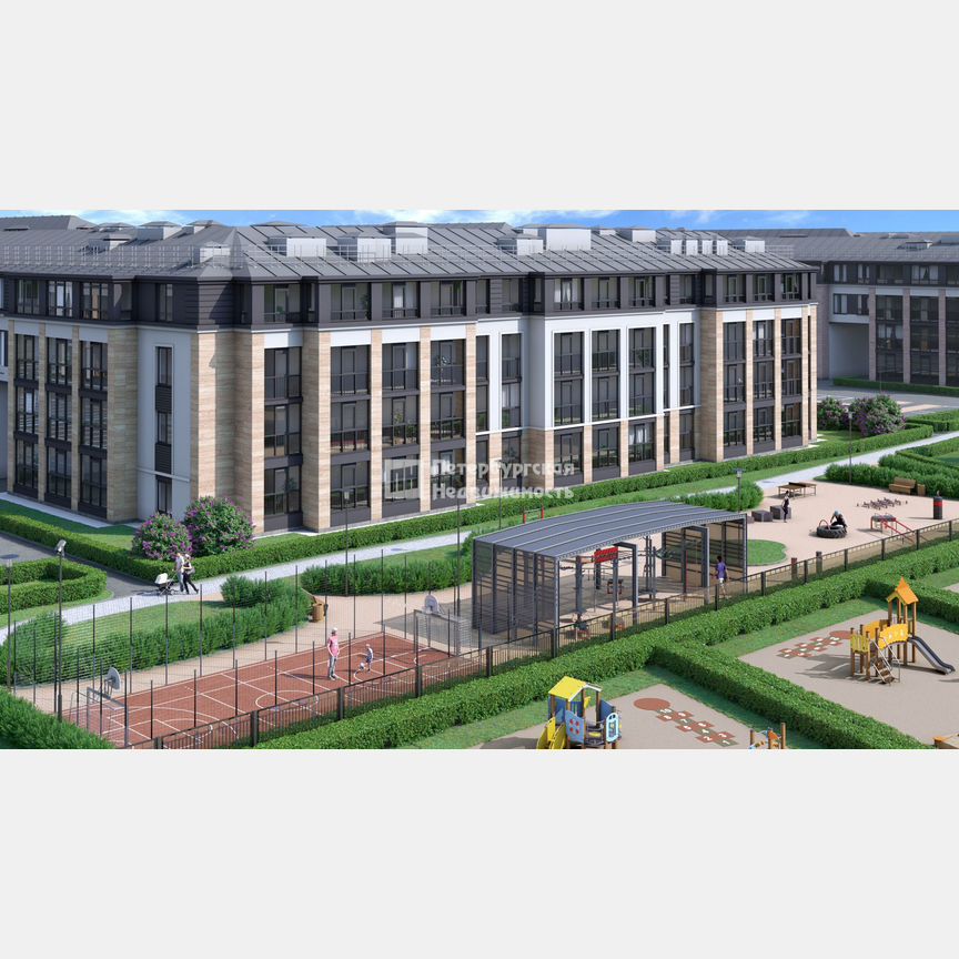 2-к. квартира, 53,2 м², 1/4 эт.