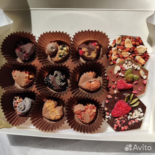 Подарочный набор шоколада/Шоколад ручной работы