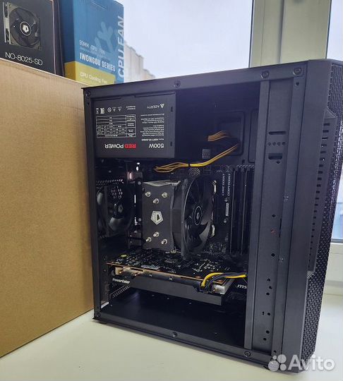 Новый Игровой компьютер R5 5500/16Gb/RX 6600 8Gb