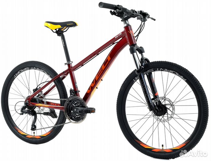 Велосипед welt Peak 1.0 HD 24 (2022) Dark Red Ros1