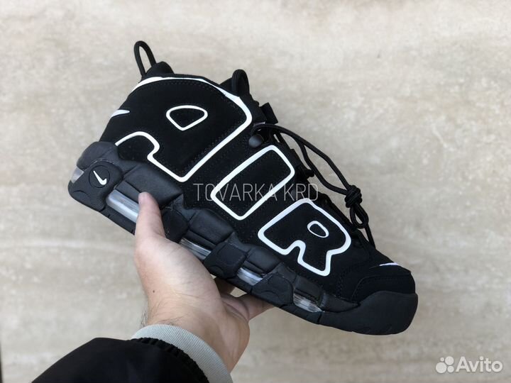 Кроссовки Nike Air More Uptempo Black White