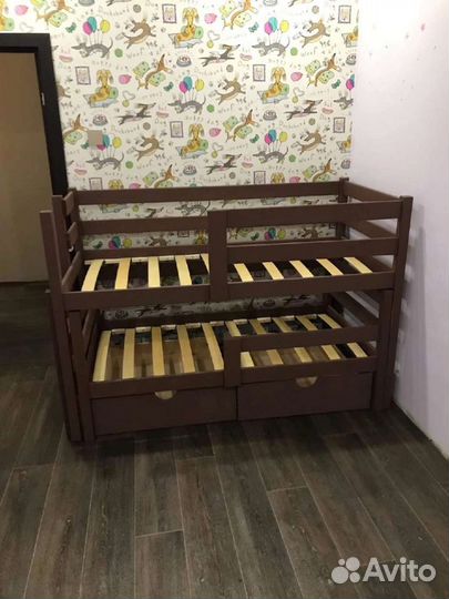 Кровать детская выдвижная
