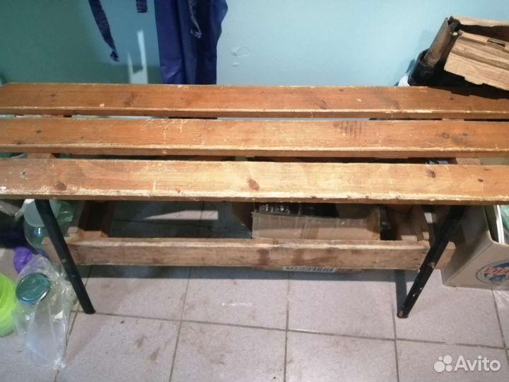 Скамья садовая бу