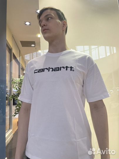 Carhartt белая футболка