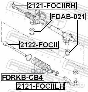 Наконечник рулевой тяги перед прав ;ford FOC