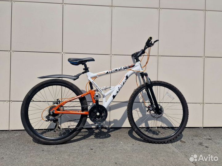 Велосипед горный двухподвес Stark Indy FS 26