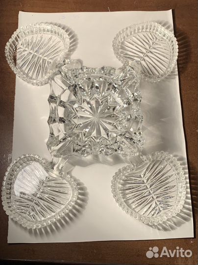 Хрустальные пепельницы СССР