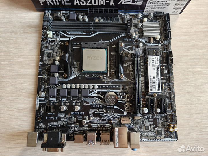 Ryzen 5 2400g, Vega 11, nvme 240gb