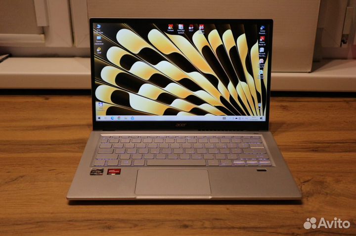 Acer swift 3 мощный ультрабук ryzen 5 5500
