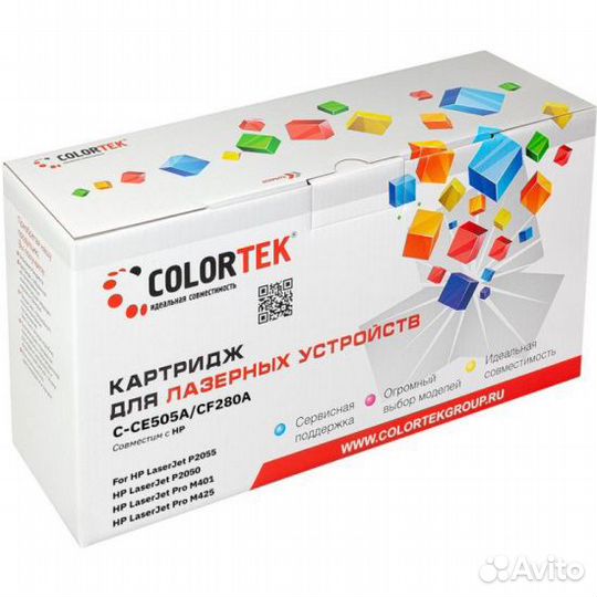 Картридж Colortek HP CE505A/CF280A