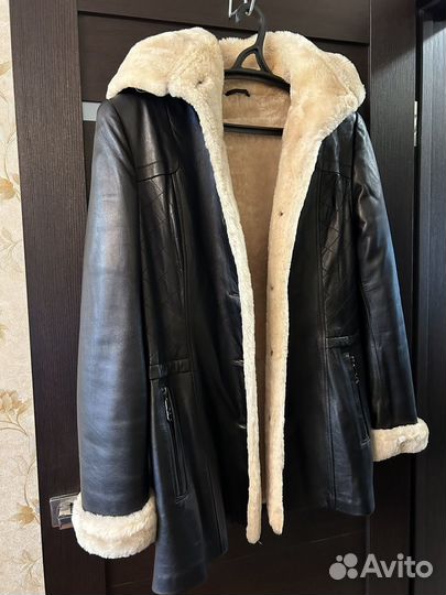 Куртка кожаная женская 48 размер
