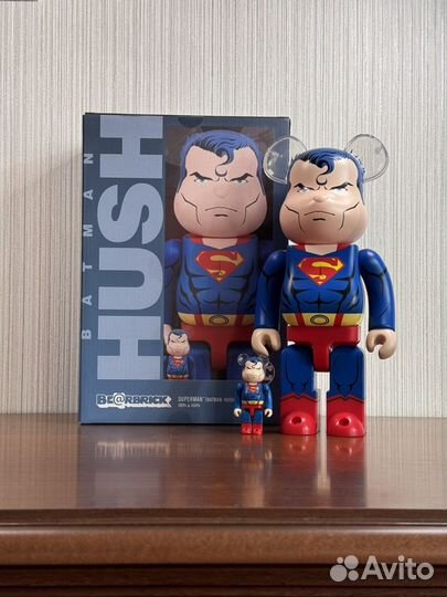 Bearbrick Superman & Batman 400% & 100%