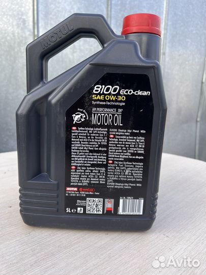 Масло Motul 8100 eco-clean 0w30 5л 1шт