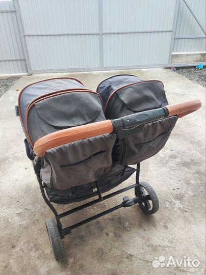 Прогулочная коляска для двойни бу