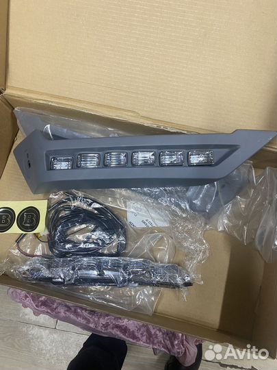 Уголки brabus Mercedes G 463 с ходовыми огнями