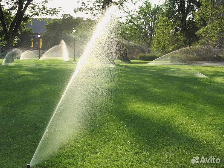Автополив газона / Оборудование
