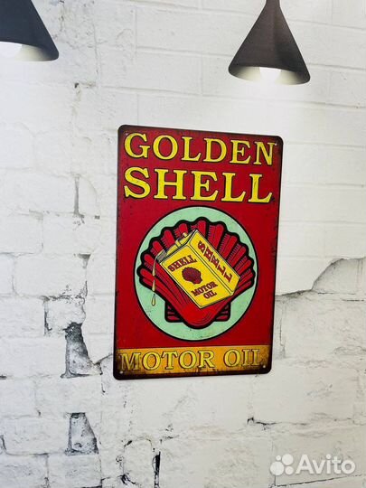 Декор на стену Shell Golden