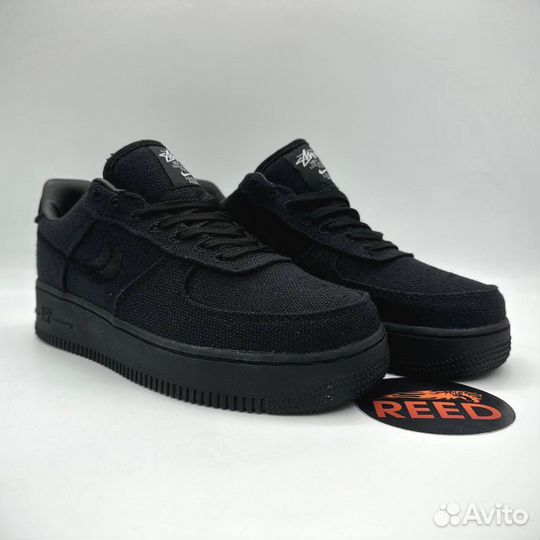 Nike Air Force 1 Low Stussy Triple Black