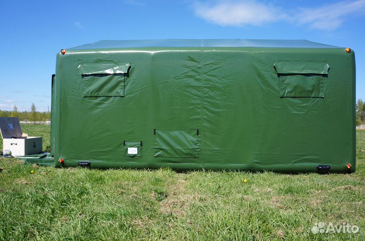 Зимняя палатка пвх (пневмокаркас)