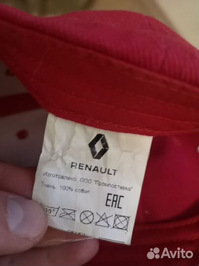 Бейсболка Renault Рено