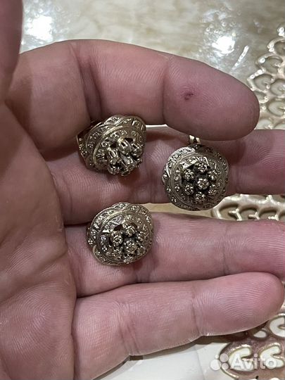 Бриллиантовый комплект 750