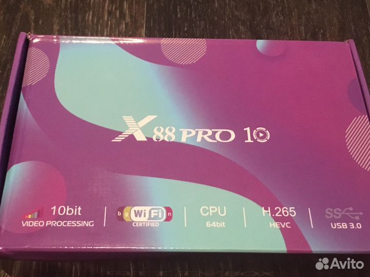 Смарт тв приставка X88PRO10 (4-32) с аэропультом