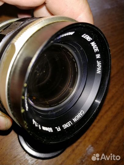 Объектив canon lens FL 50MM 1,4
