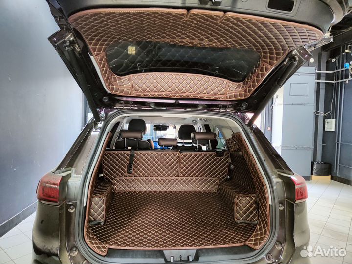 3D коврики из экокожи премиум