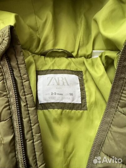 Куртка демисезонная 92 Zara