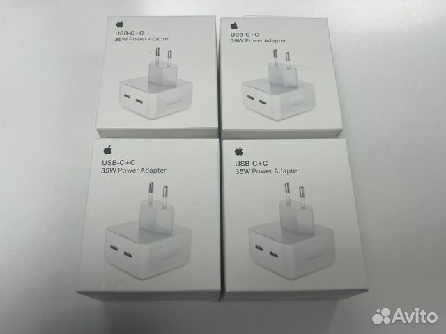 Apple 35w USB-C+C новое зарядное устройство
