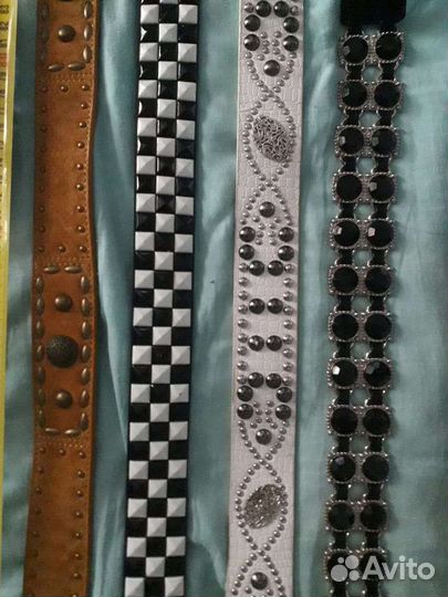 Ремни натуральная замша
