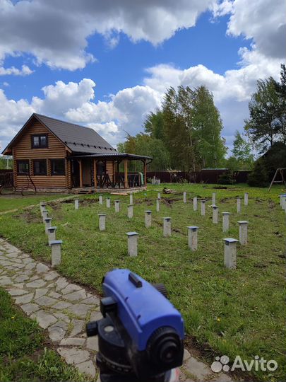 Фундамент на сваях/ жб сваи