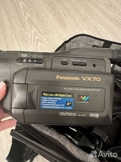 Видеокамера panasonic vx70