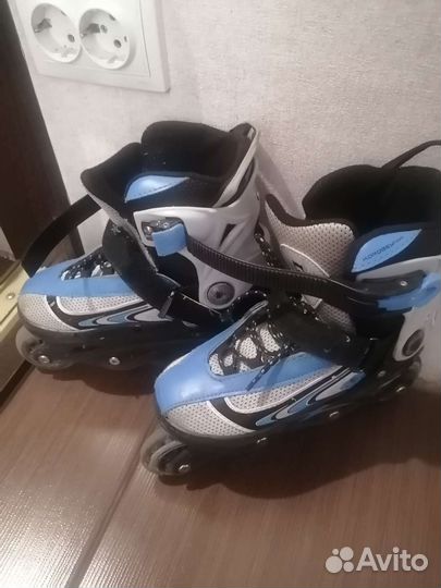 Роликовые коньки детские раздвижные