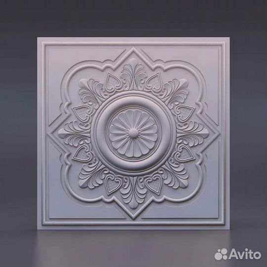 Гипсовая 3D панель 