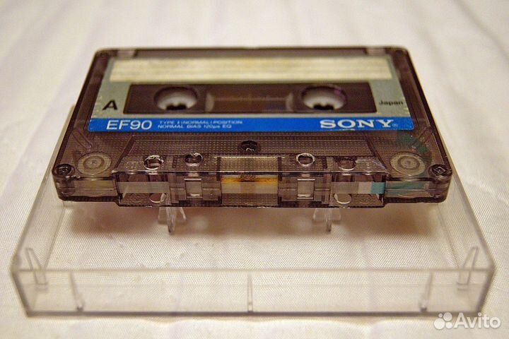 Аудиокассета Sony EF90 с записью