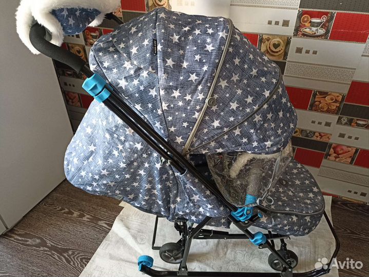 Детские санки коляска