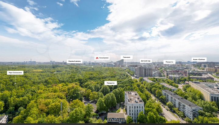 1-к. апартаменты, 44,9 м², 13/21 эт.