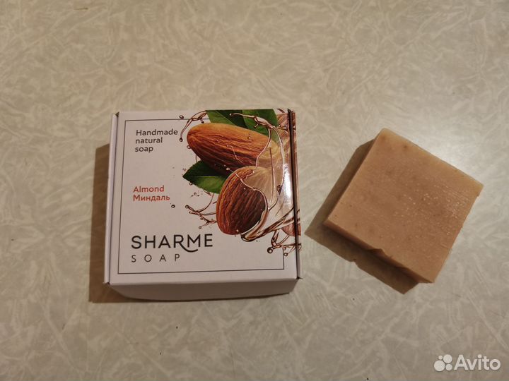 Натуральное мыло ручной работы миндаль shik soap