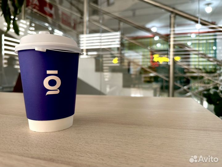 Бумажные стаканы с логотипом для кофе