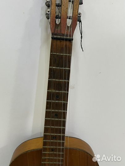 Акустическая гитара 6 струнная СССР дерево