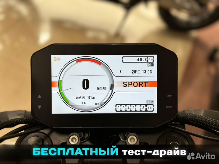 Электромотоцикл Alrendo TS Bravo