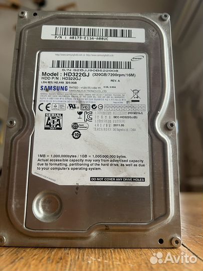 Жесткий диск Samaung 320GB